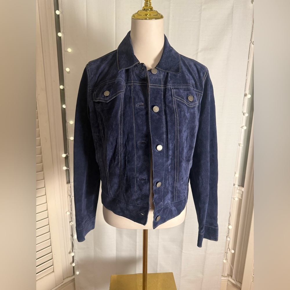 🧥 Isaac Mizrahi for Target Genuine Leather Jacket Medium
